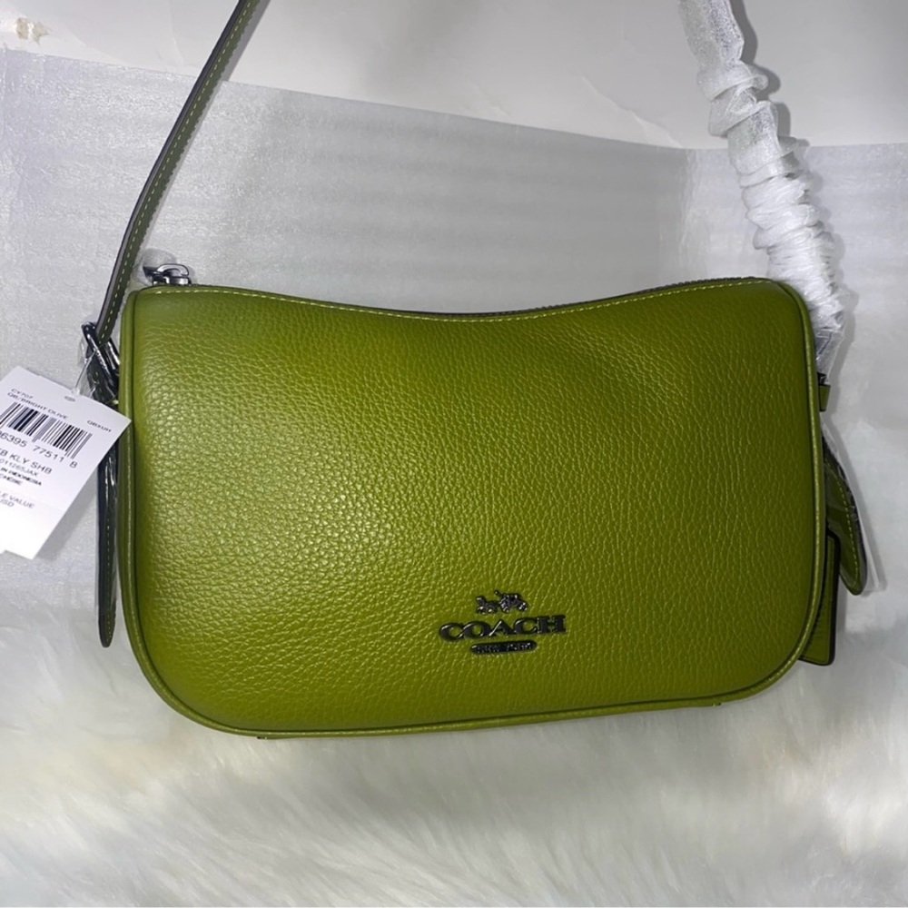 Coach 💚🩶💚 Kailey Shoulder crossbody leather purse Bag - Picture 3 of 16